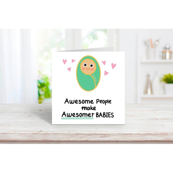 Awesome Baby Card