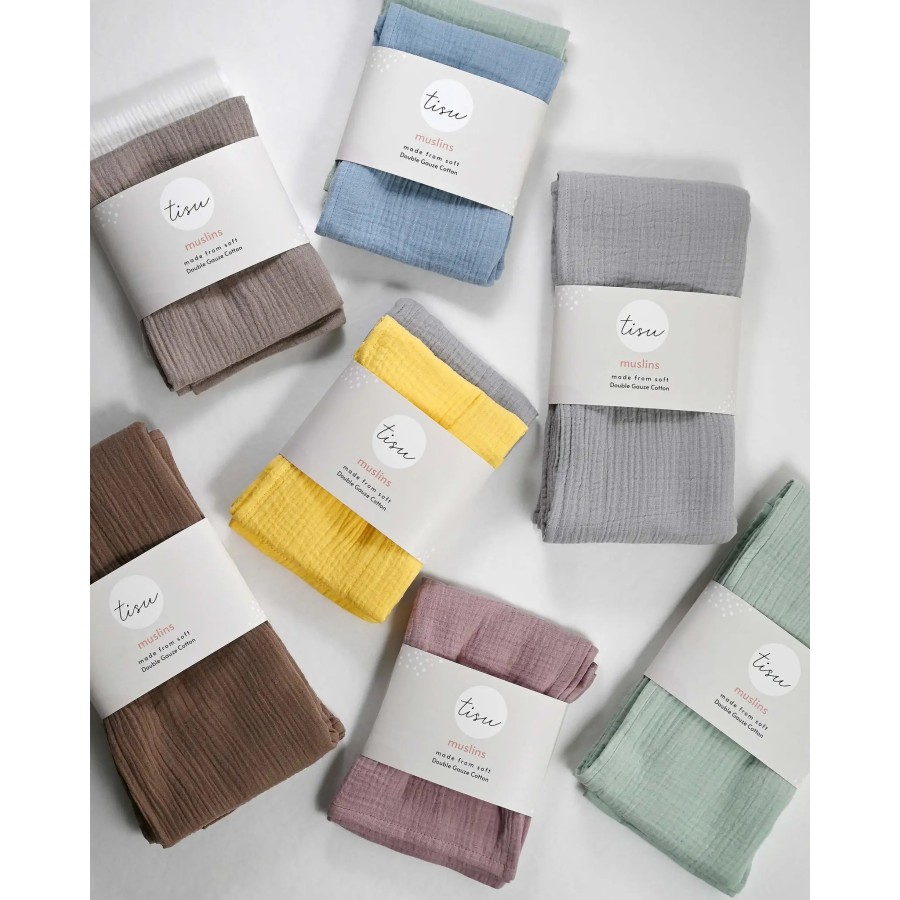 TISU Muslin Swaddle | Blush