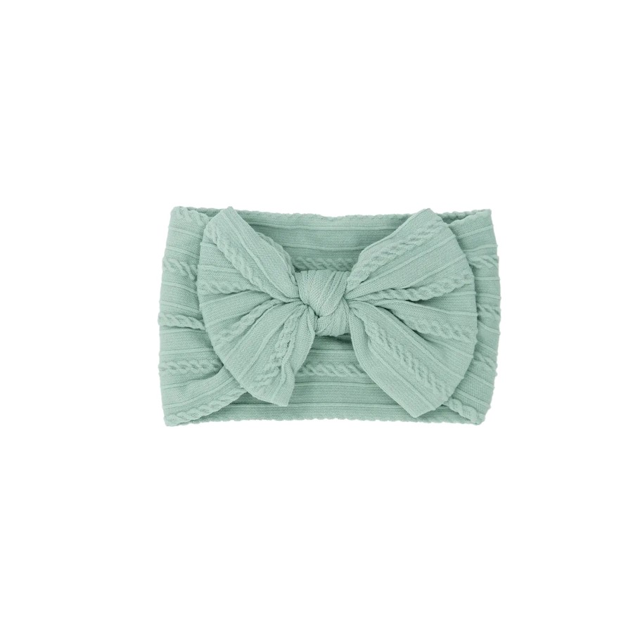 Wheat Jacquard Headband | Silt Green
