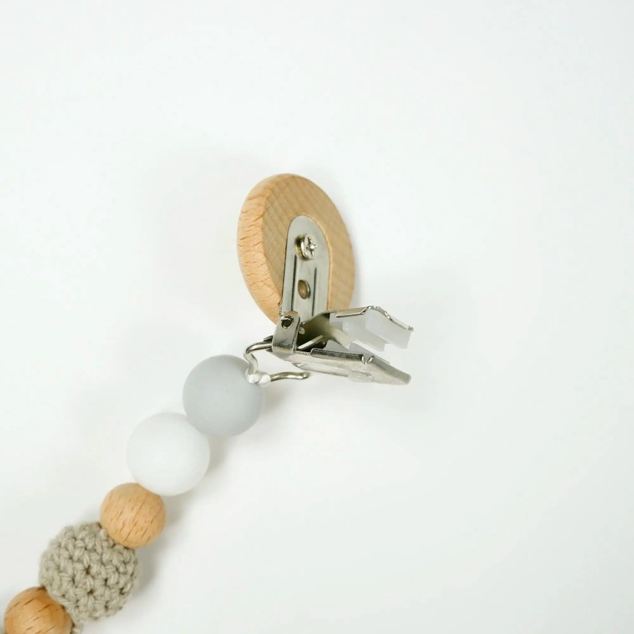 Baby Wooden Pacifier Chain