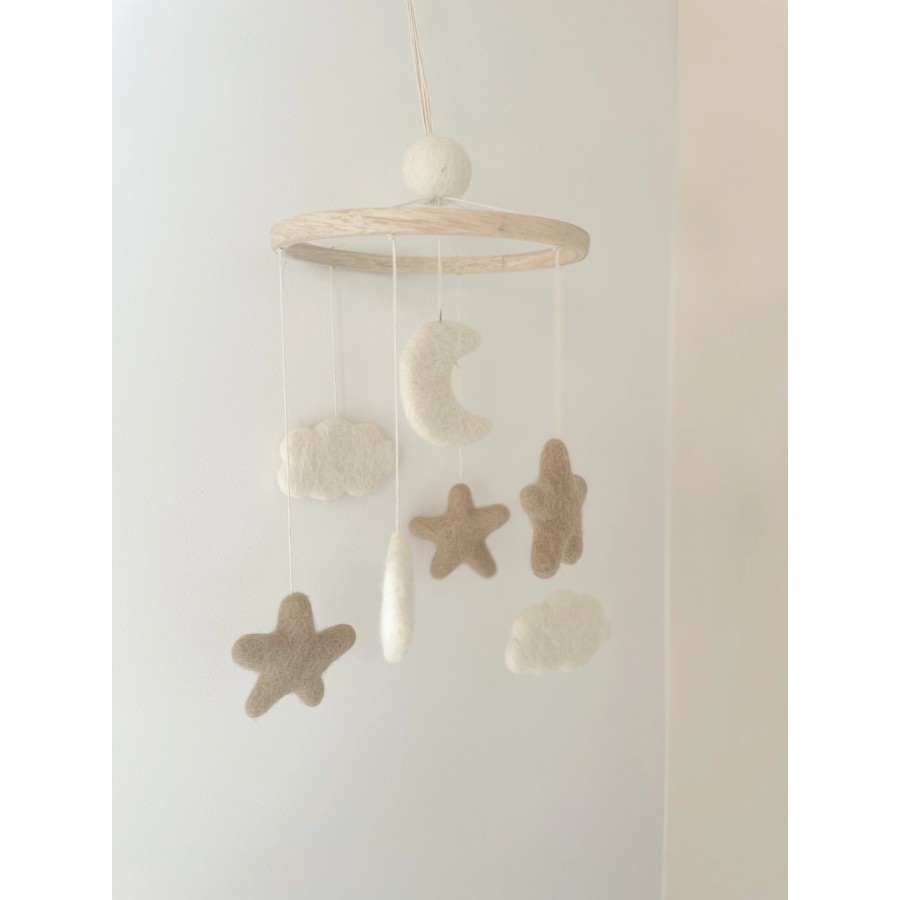 Stars, Moons and Clouds Baby Mobile