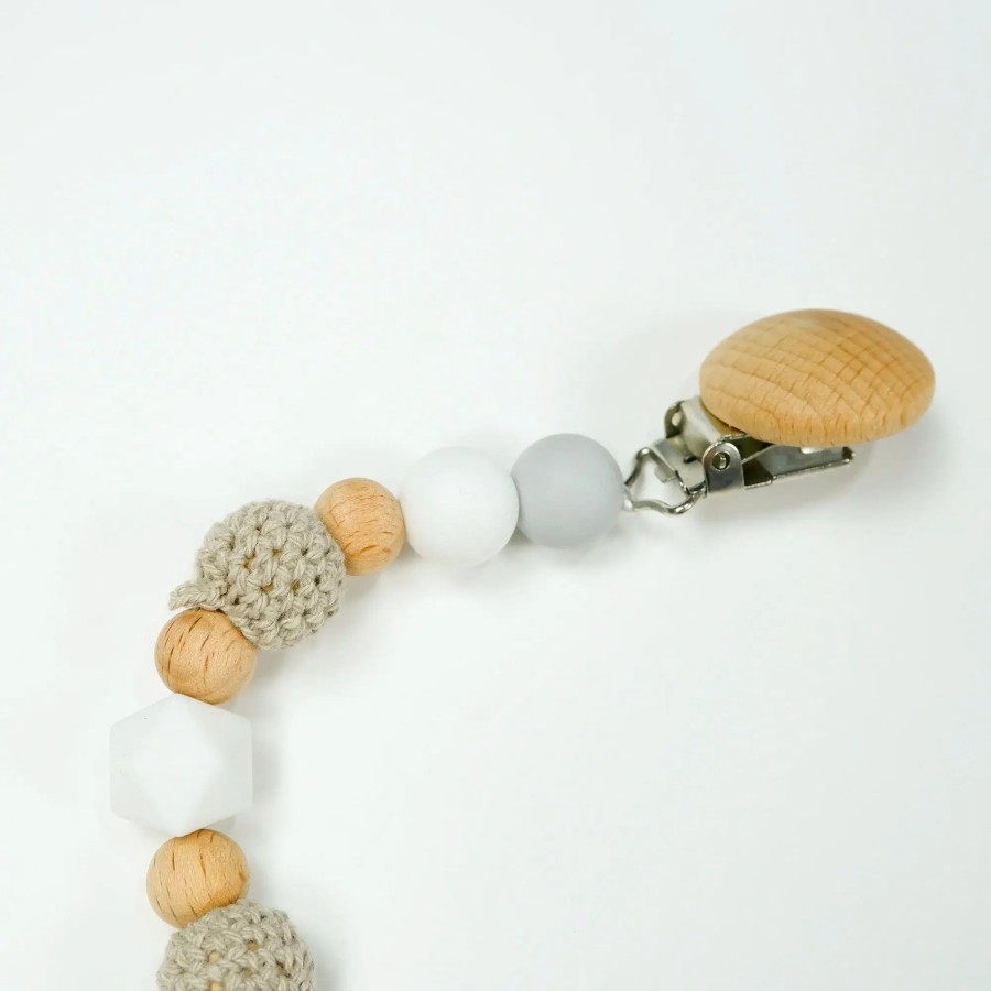 Baby Wooden Pacifier Chain