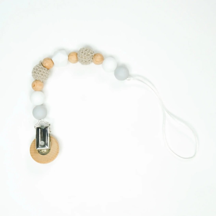 Baby Wooden Pacifier Chain