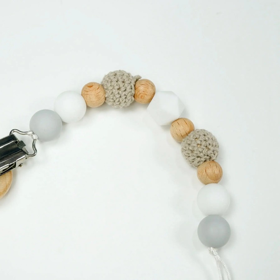 Baby Wooden Pacifier Chain