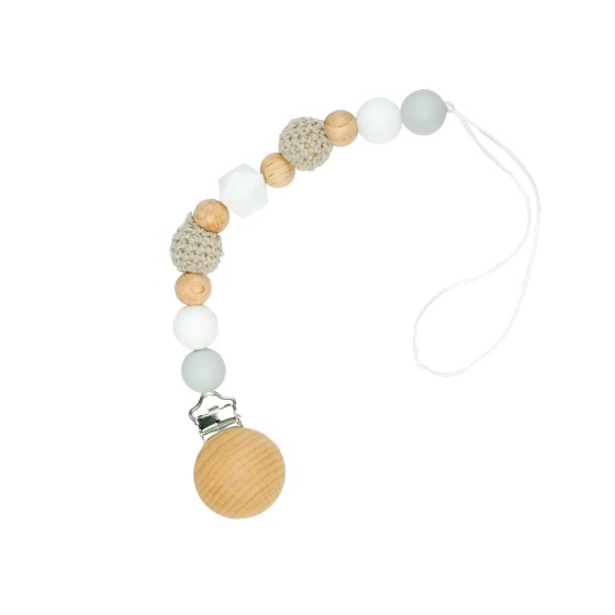 Baby Wooden Pacifier Chain