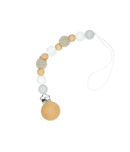 Baby Wooden Pacifier Chain