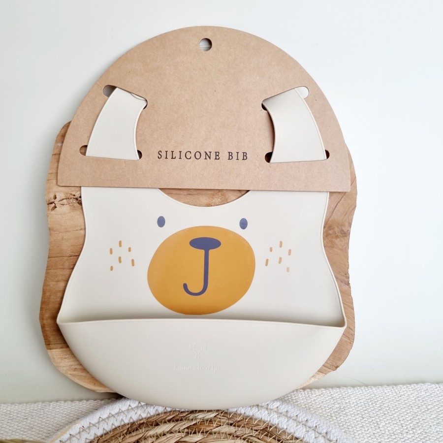 Silicone Bib Beer | Beige