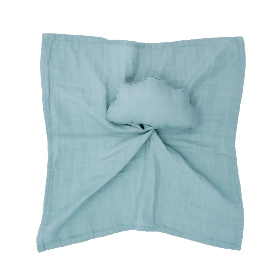 Gauze Cloud Cuddle Blanket | Wasabi