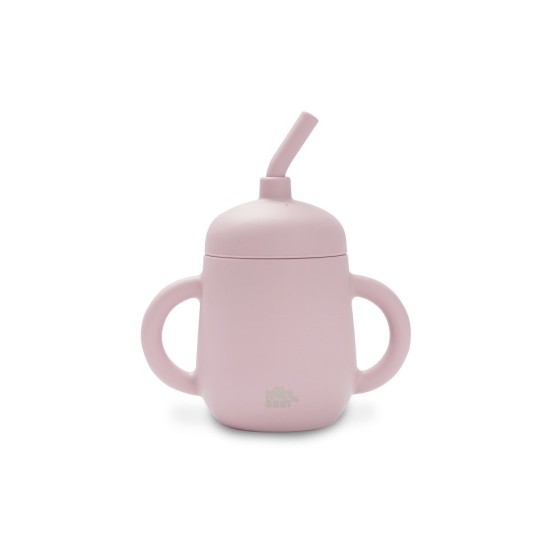 Silicone Straw Cup | Pink