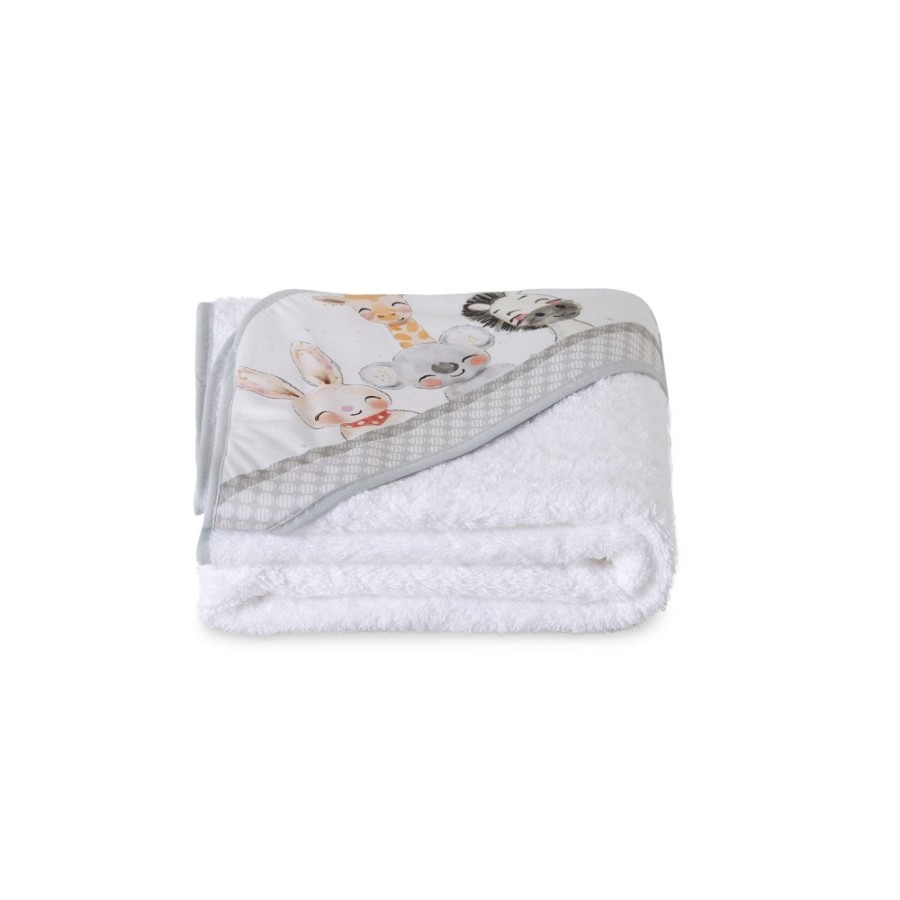 Bath Towel | White Safari