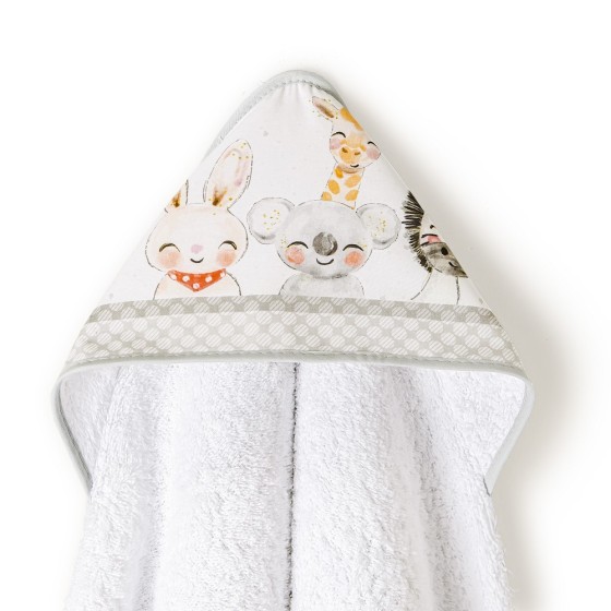 Bath Towel | White Safari