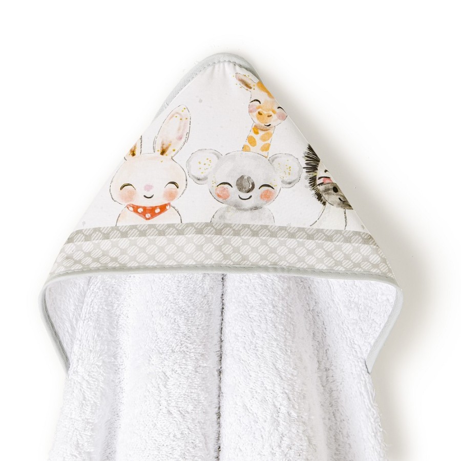 Bath Towel | White Safari