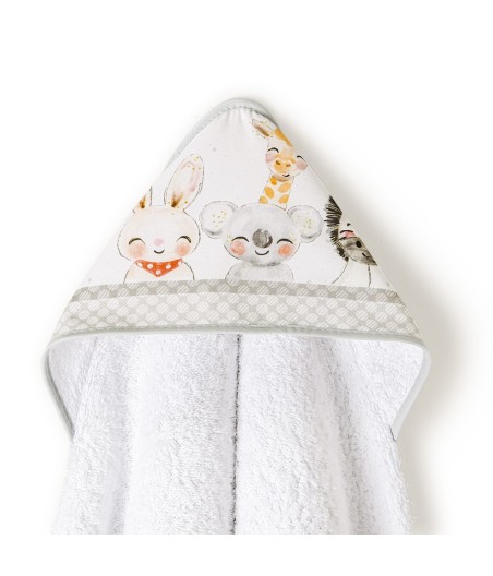 Bath Towel | White Safari