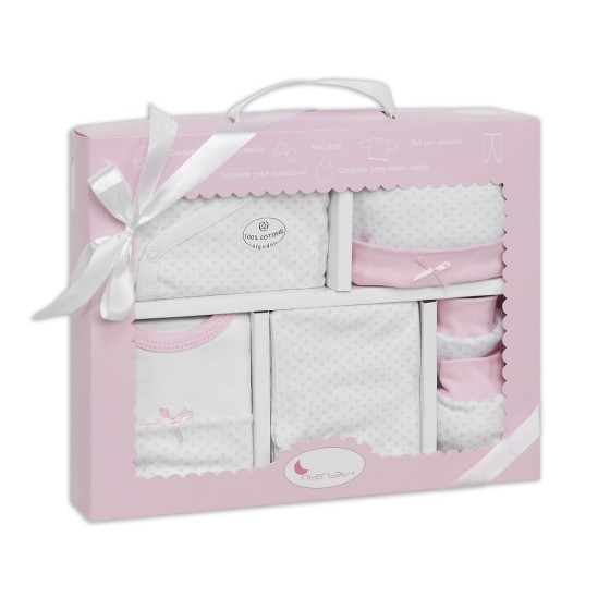 Baby Gift Pack "First Set" | White Pink