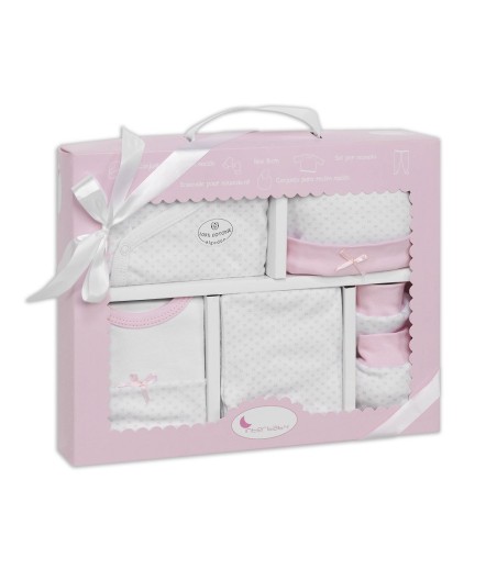 Baby Gift Pack "First Set" | White Pink