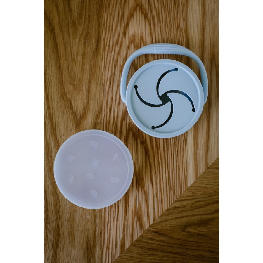 Silicone Snack Holder | Blue Grey