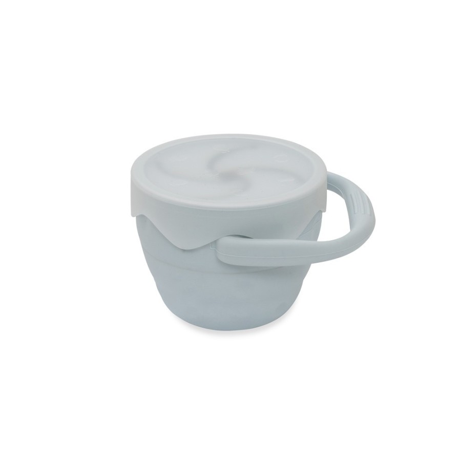 Silicone Snack Holder | Blue Grey