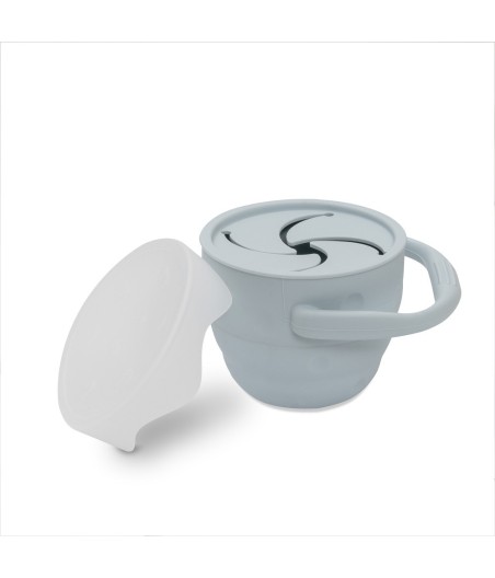Silicone Snack Holder | Blue Grey