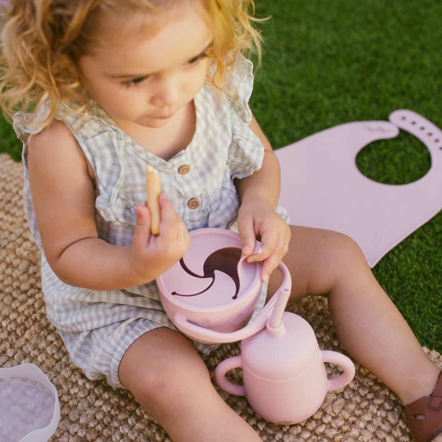 Silicone Snack Holder | Pink