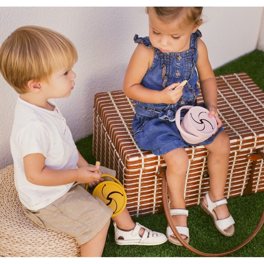 Silicone Snack Holder | Earth Ocher