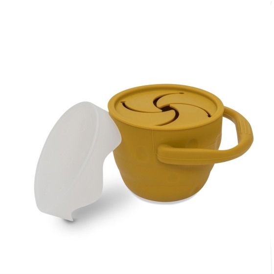 Silicone Snack Holder | Earth Ocher