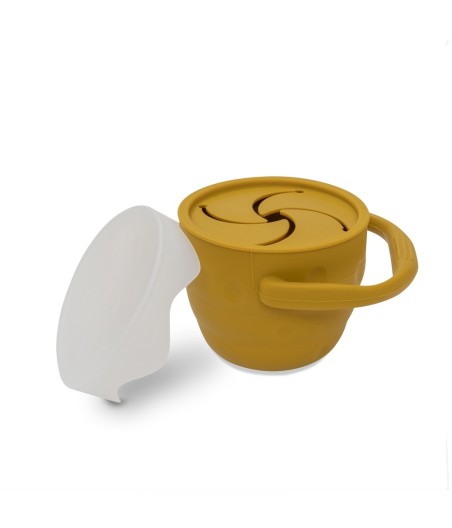 Silicone Snack Holder | Earth Ocher