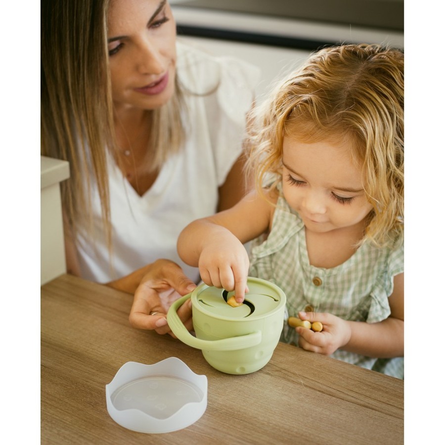 Silicone Snack Holder | Olive Green