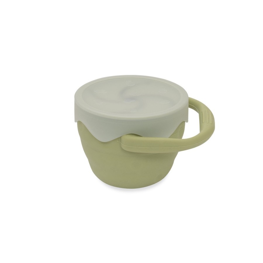 Silicone Snack Holder | Olive Green