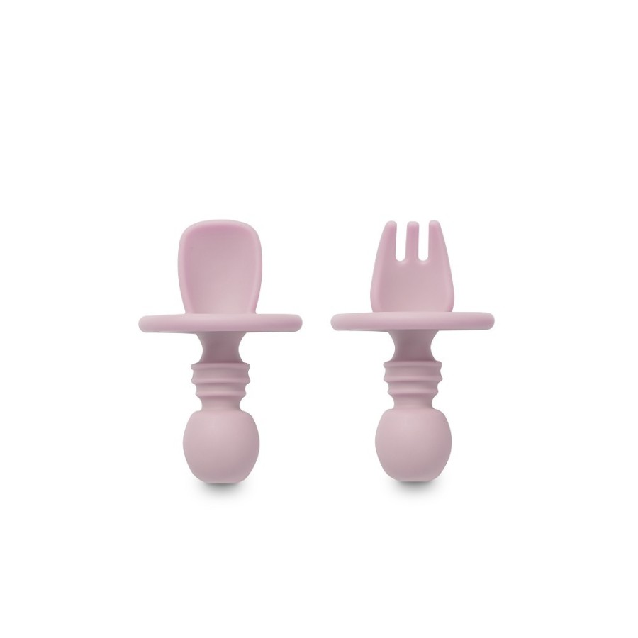 Silicone Learning Cutlery Set | Pink
