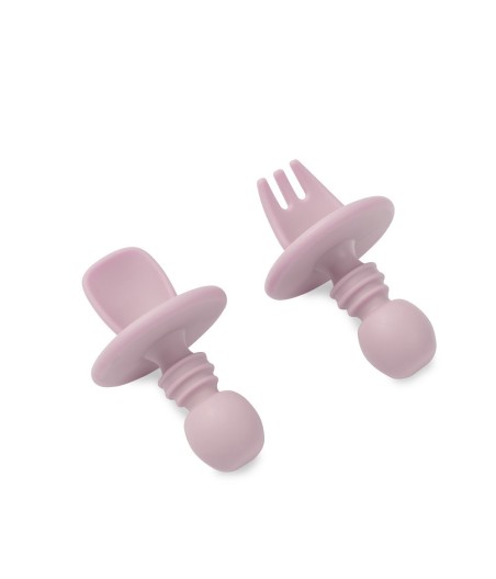 Silicone Learning Cutlery Set | Pink