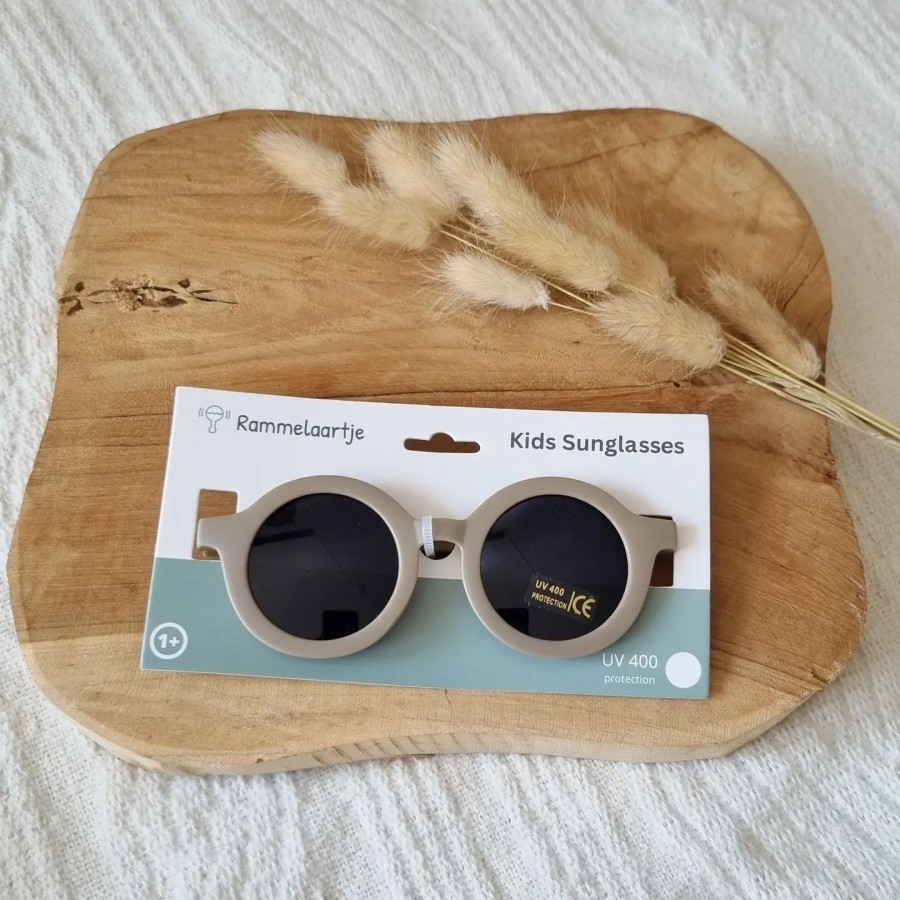 Children's UV400 Round Sunglasses | Taupe