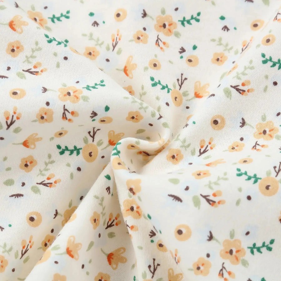 Organic Headband | Yellow Floral