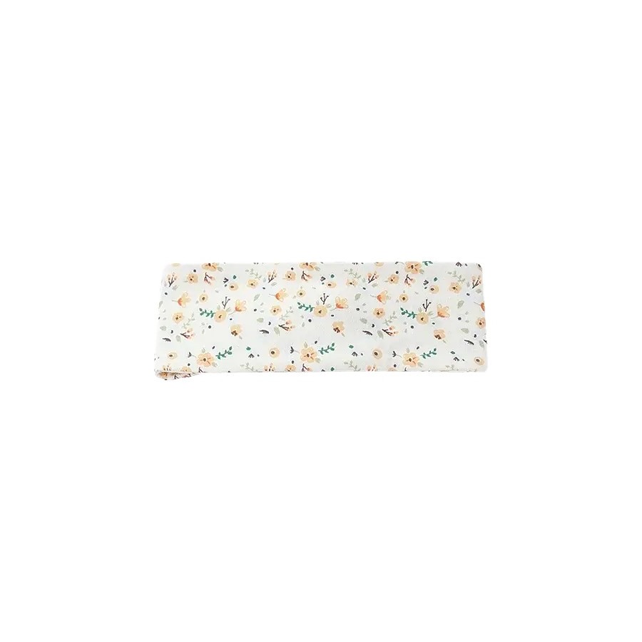 Organic Headband | Yellow Floral