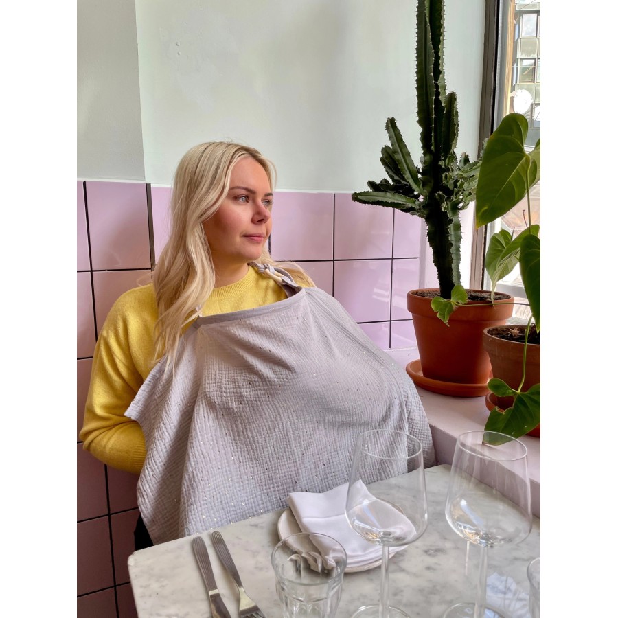 TISU Nursing Cover  | Silver Grey