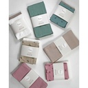 TISU Muslin Set | Beige Rainbow + White Pearl