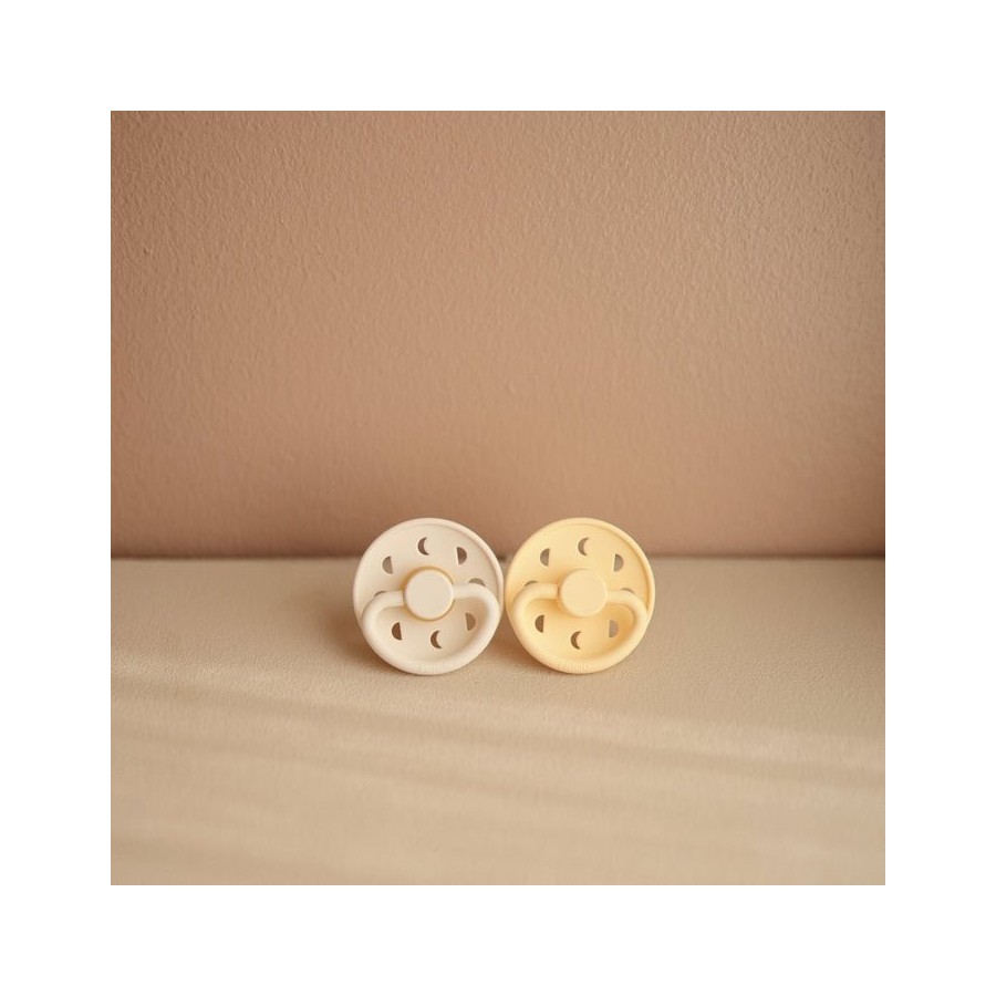 FRIGG Moon pacifier | Pale Daffodil