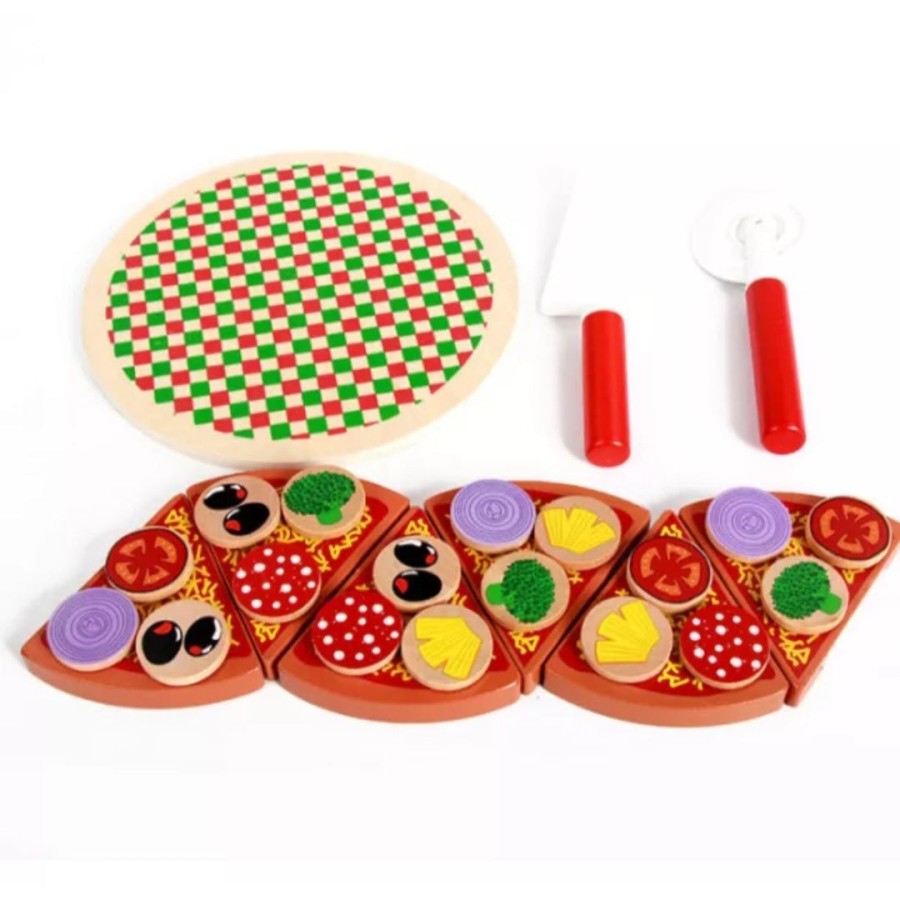 Wooden Pizza Set