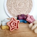 Silicone Stacking Tower Star | Earth