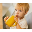 Silicone Straw Cup | Blue Grey