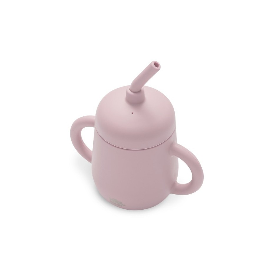 Silicone Straw Cup | Pink