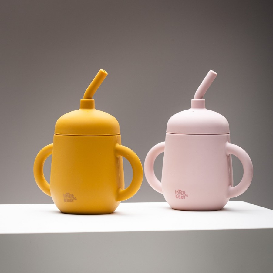 Silicone Straw Cup | Pink