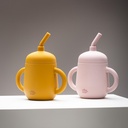 Silicone Straw Cup | Pink