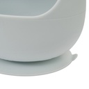 Baby Bowl and Silicone Spoon Set | Greyish Blue