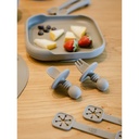 Silicone Learning Cutlery Set | Olive Green