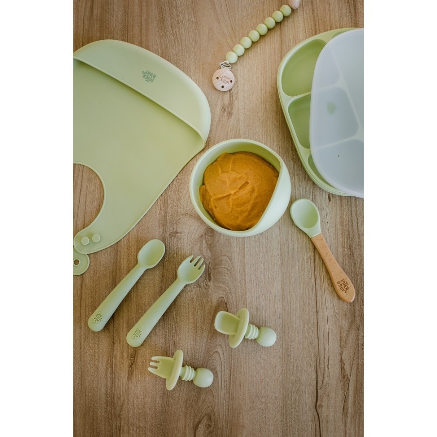 Silicone Straw Cup | Olive Green