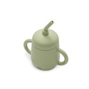 Silicone Straw Cup | Olive Green