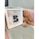 Personalized baby shadow box frame