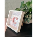 Personalized pink baby  frame