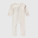 Baby Bamboo Zipper Footie | Ivory