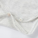 Baby Organic Cotton  Kimono Bodysuit | Heather Grey